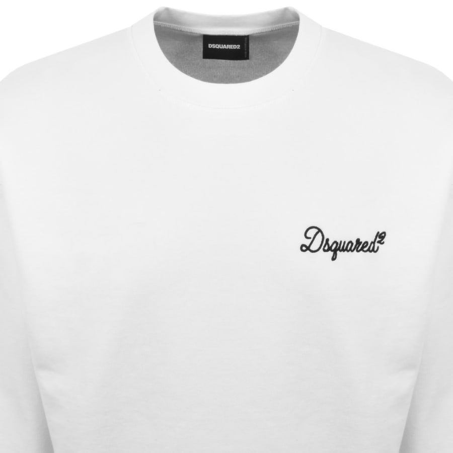DSQUARED2 D2 Sweatshirt White | Mainline Menswear us